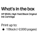 HP 953XL High Yield Black Original ink cartridge