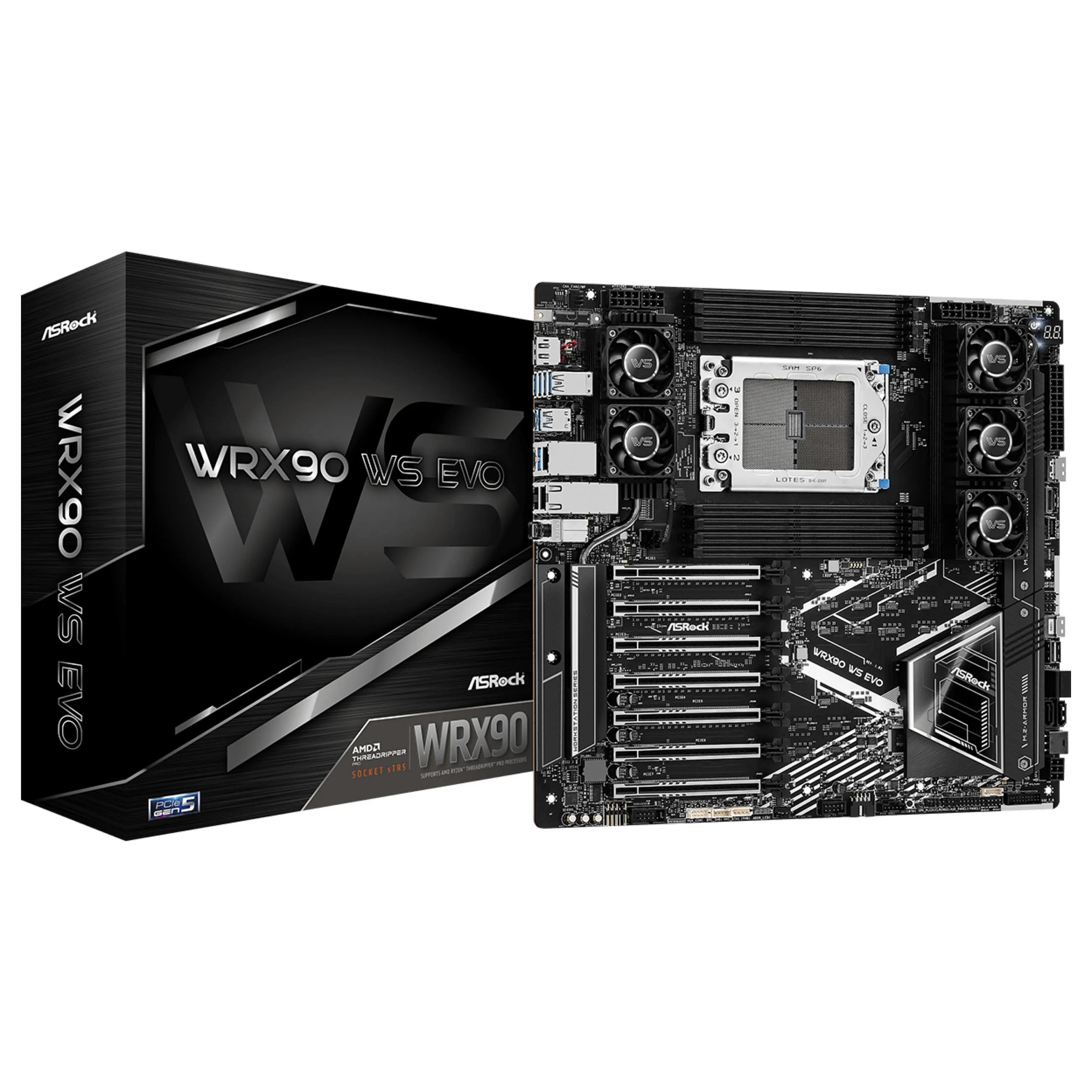 Asrock WRX90 WS EVO motherboard Asrock WRX90 WS EVO motherboard