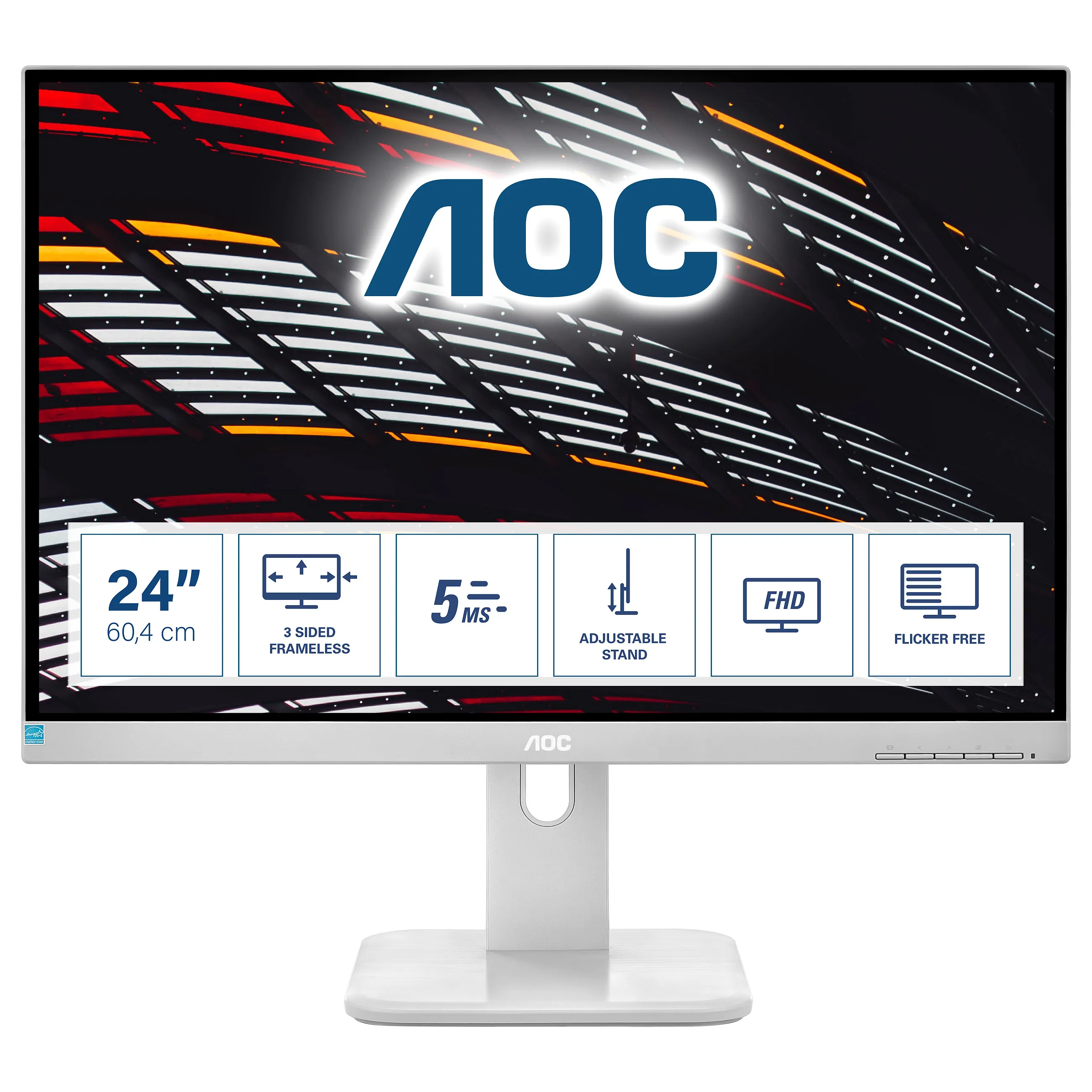 AOC P1 24P1/GR computer monitor Monitorius AOC P1 24P1/GR