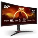Monitorius AOC G2 CU34G2XP (CU34G2XP/BK), vaizdas 5