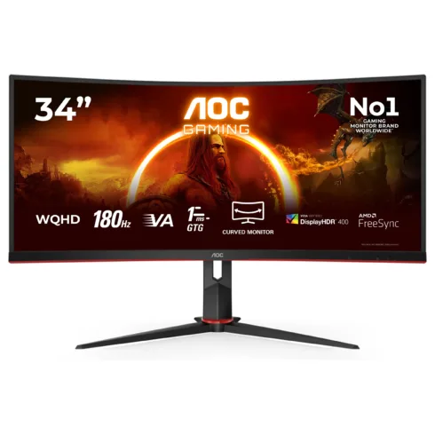 Monitorius AOC G2 CU34G2XP (CU34G2XP/BK)