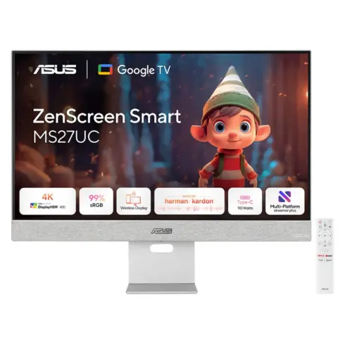 Monitorius ASUS ZenScreen Smart Monitor MS27UC (90LM0A3H-B01O70)