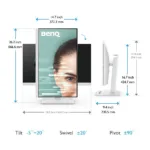 Monitorius BenQ GW2790QT (9H.LLGLA.TBE), vaizdas 4