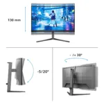 Monitorius Philips Evnia 5000 27M2C5200W/00, vaizdas 12
