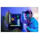 Monitorius Philips Evnia 6000 34M2C6500/00, šoninis vaizdas su USB prievadais