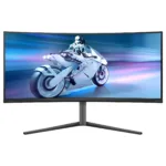 Monitorius Philips Evnia 6000 34M2C6500/00, šoninis vaizdas su USB prievadais