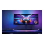 Monitorius Philips Evnia 6000 34M2C6500/00, šoninis vaizdas su USB prievadais