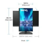 Monitorius BenQ SW242Q (9H.LLVLA.TBE), vaizdas 4