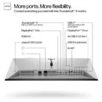 Monitorius HP Series 7 Pro 31.5 inch 4K Thunderbolt 4 Monitor - 732pk (8Y2K9AA#ABB), vaizdas 9