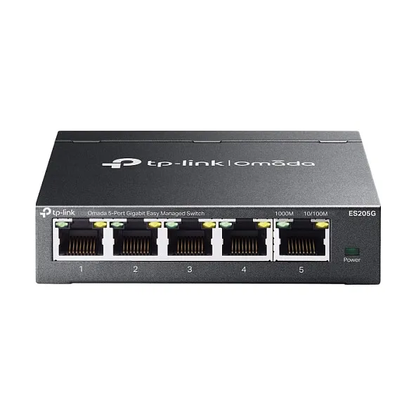 TP-Link Omada ES205G network switch Tinklo komutatorius TP-Link Omada ES205G