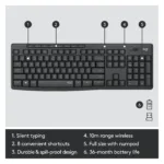 Klaviatūra Logitech 920-009803, vaizdas 11