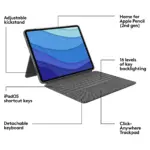 Planšetės klaviatūra Logitech 920-010214, vaizdas 9