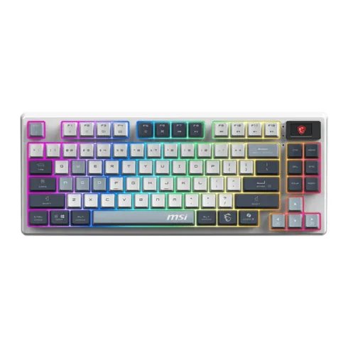 MSI FORGE GK600 TKL WIRELESS SKY keyboard