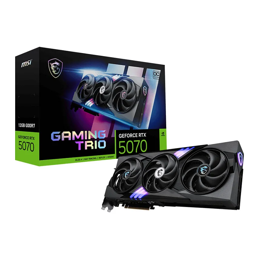 MSI GAMING GeForce RTX 5070 12G TRIO OC MSI GAMING GeForce RTX 5070 12G TRIO OC