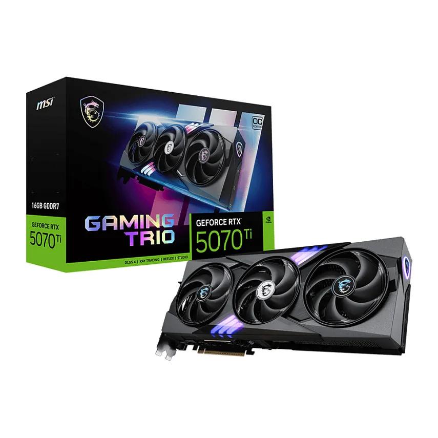 MSI GAMING GeForce RTX 5070 Ti 16G TRIO OC MSI GAMING GeForce RTX 5070 Ti 16G TRIO OC