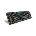 Sharkoon SKILLER SGK36W klaviatūra, RGB LED apšvietimas, šoninis vaizdas