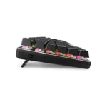 Sharkoon SKILLER SGK36W klaviatūra, RGB LED apšvietimas, šoninis vaizdas