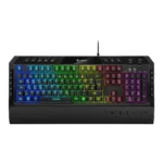 Sharkoon Skiller SGK5 klaviatūra, RGB LED apšvietimas, šoninis vaizdas