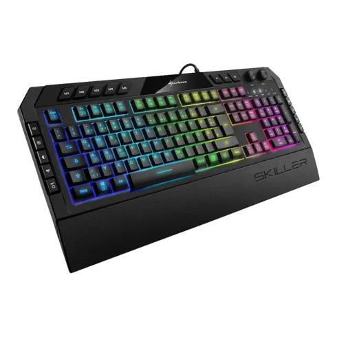 Sharkoon Skiller SGK5 klaviatūra, USB, mechaniniai mygtukai, RGB LED