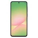 Samsung Galaxy A56, vaizdas iš šono su ekrano matmenimis 17 cm (6.7")