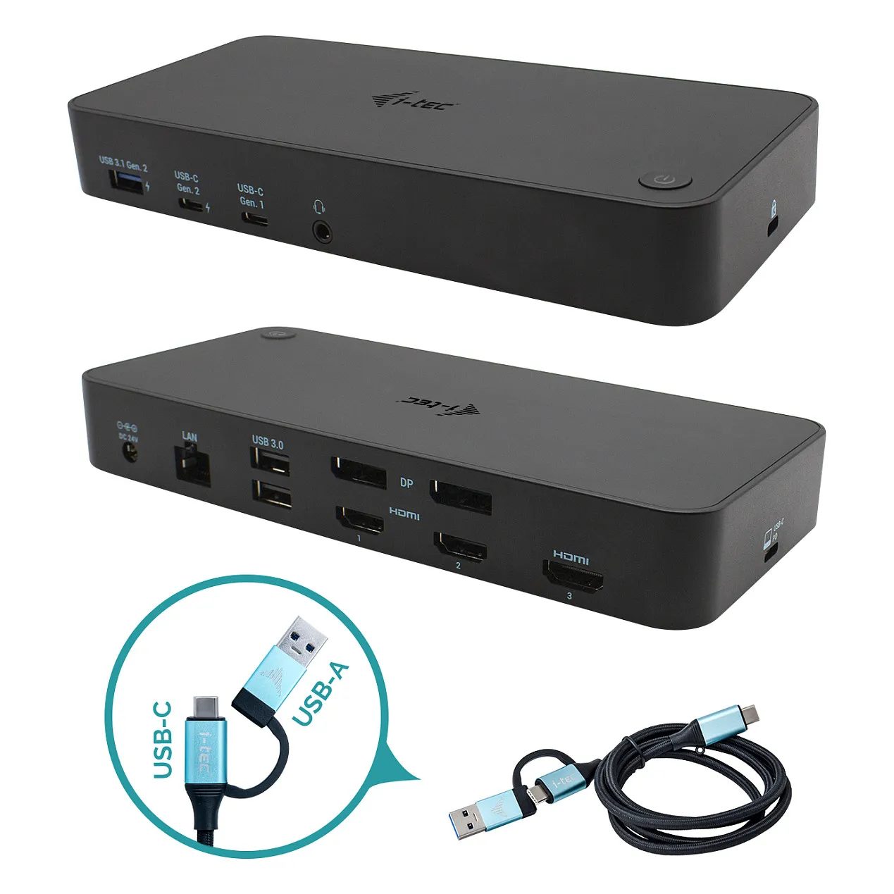 i-tec CATRIPLEDOCKPDPRO laptop dock/port replicator i-tec CATRIPLEDOCKPDPRO laptop dock/port replicator