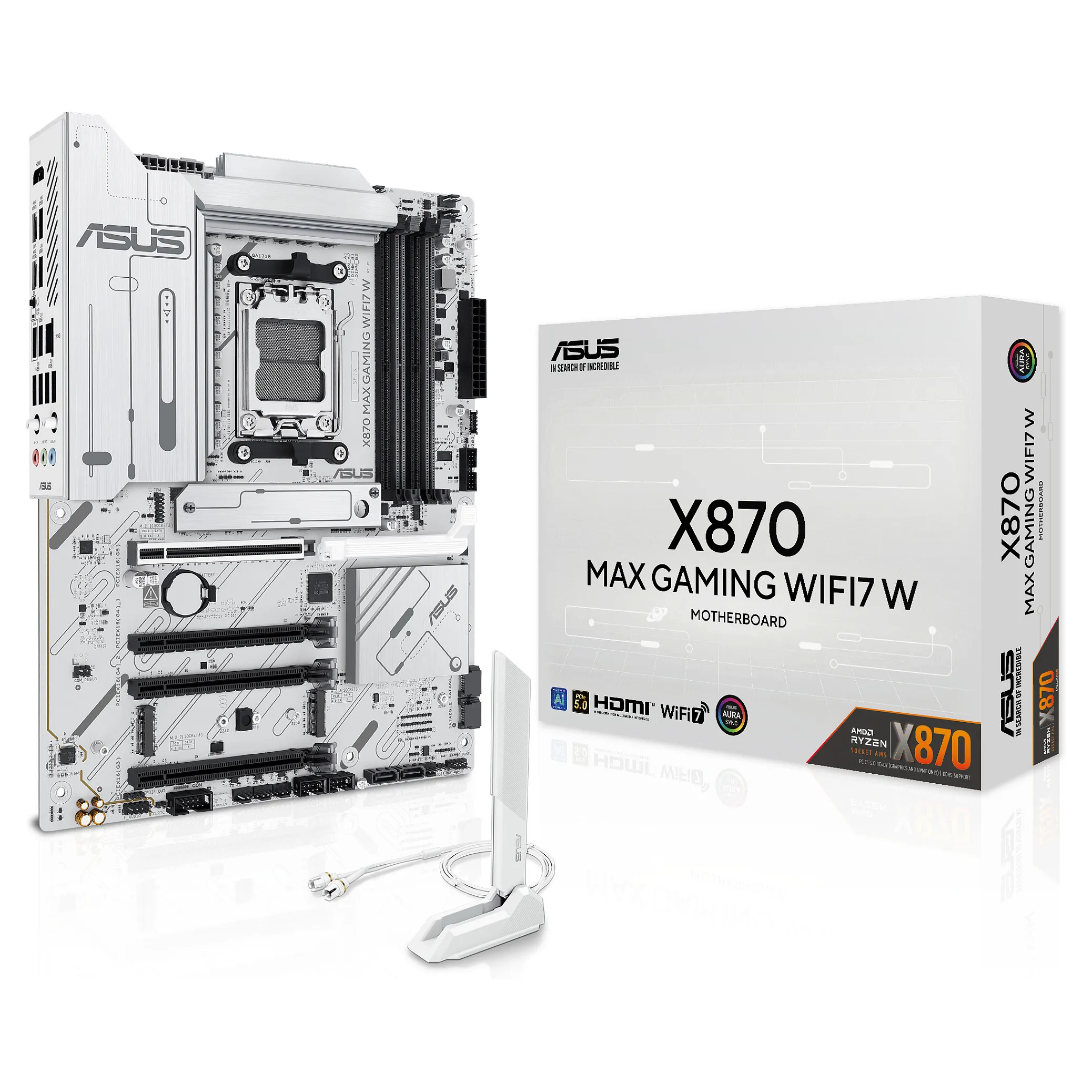 ASUS X870 MAX GAMING WIFI7 W ASUS X870 MAX GAMING WIFI7 W