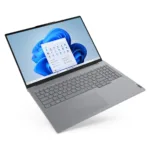 Nešiojamas kompiuteris Lenovo ThinkBook 16 G8 IAL, šoninis vaizdas su ekrano kampu