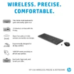 Klaviatūra HP 300 Wireless Mouse and Combination (2V9E6AA#ABD), vaizdas 9