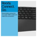 Klaviatūra HP 485 Comfort Wired (8T6M2AA#ABD), vaizdas 2