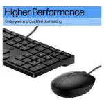 Klaviatūra HP Wired Desktop 320MK Mouse and (9SR36UT#ABD), vaizdas 5