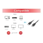 DisplayPort kabelis Equip 119337, vaizdas 3