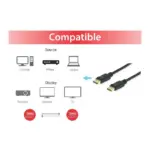 DisplayPort kabelis Equip 119253, vaizdas 4