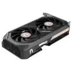 Zotac GAMING GeForce RTX 5060 Ti AMP, šoninis vaizdas su aušinimo sistema