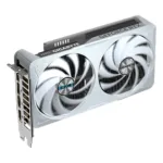 Vaizdo plokštė GIGABYTE GeForce RTX 5060 Ti EAGLE OC ICE su matomu HDMI ir DisplayPort jungtimis