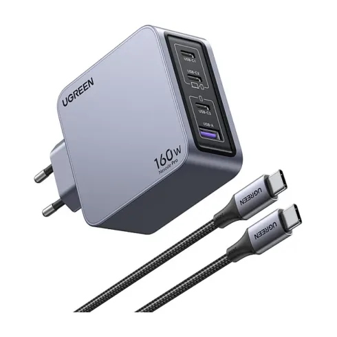 Įkroviklis Ugreen Nexode Pro 160W GaN Charger with USB-C Cable (25877)