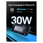 Išorinė baterija Ugreen 10000mAh Mini Powerbank Quick Charging 30W (25185), vaizdas 4