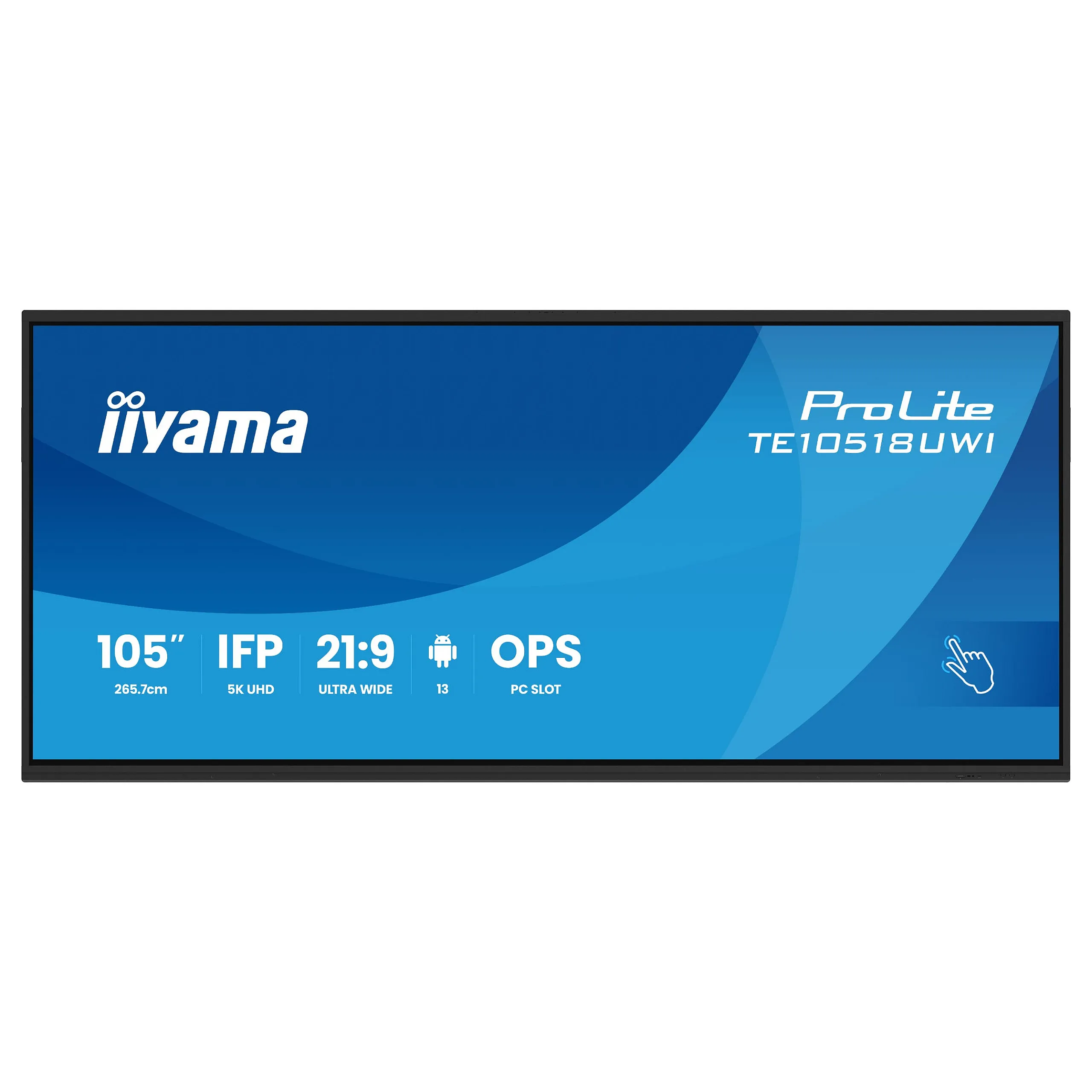 iiyama TE10518UWI-B1AG Signage Display Komercinis ekranas iiyama TE10518UWI-B1AG