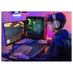 Monitorius Philips Evnia 25M2N3200W/00, šoninis vaizdas su VESA tvirtinimu