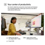 Monitorius HP Series 5 Pro 23.8 inch FHD USB-C Conferencing Monitor - 524pm (9E0G9UT#ABB), vaizdas 12