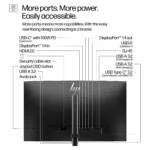 Monitorius HP Series 5 Pro 23.8 inch FHD USB-C Conferencing Monitor - 524pm (9E0G9UT#ABB), vaizdas 9