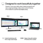 Monitorius HP Series 5 Pro 23.8 colių, matinis ekranas ir USB-C jungtis