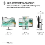 HP Series 5 Pro 27 inch QHD USB-C Monitor - 527pu computer monitor