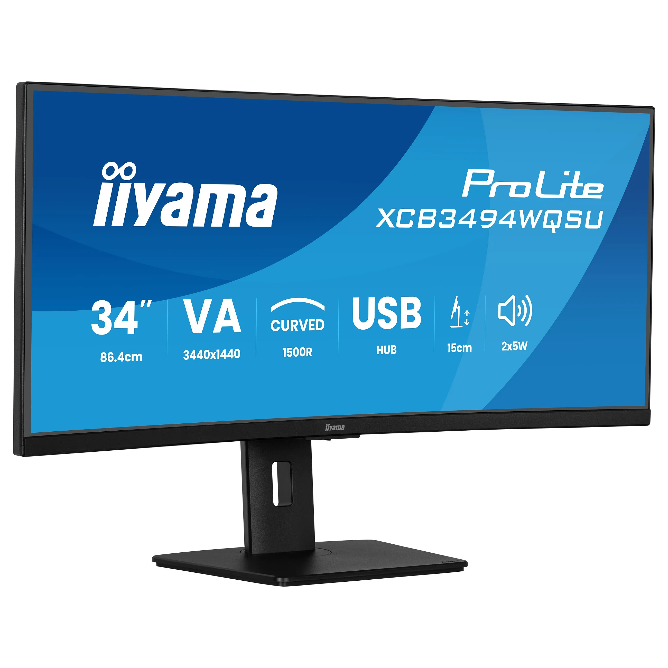 iiyama ProLite XCB3494WQSU-B1 computer monitor Monitorius iiyama ProLite XCB3494WQSU-B1