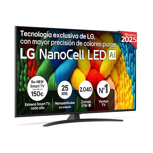 LG NanoCell AI 55NANO81A6A Televizorius LG NanoCell AI 55NANO81A6A (55NANO81A6A.AEU)