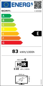 Sony FWD-65XR80 TV