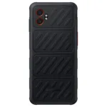 Samsung Galaxy XCover7 Pro, ekranas ir šoninė dalis iš arti
