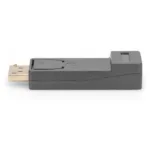 Adapteris Digitus DB-340602-000-S, šoninis vaizdas su HDMI ir DP jungtimis