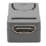 Adapteris Digitus DB-340602-000-S, juodas, matomas iš šono
