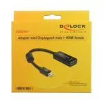 Vaizdo laidas ar adapteris DeLOCK Adapter mini Displayport / HDMI (65099), vaizdas 2