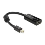 Vaizdo laidas ar adapteris DeLOCK Adapter mini Displayport / HDMI (65099)